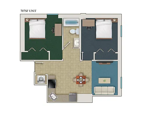 Floor plan Model 6