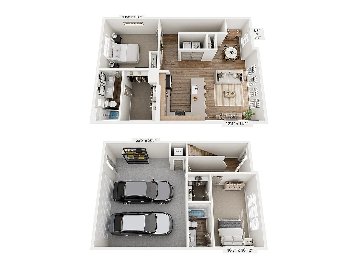 Floor plan D1