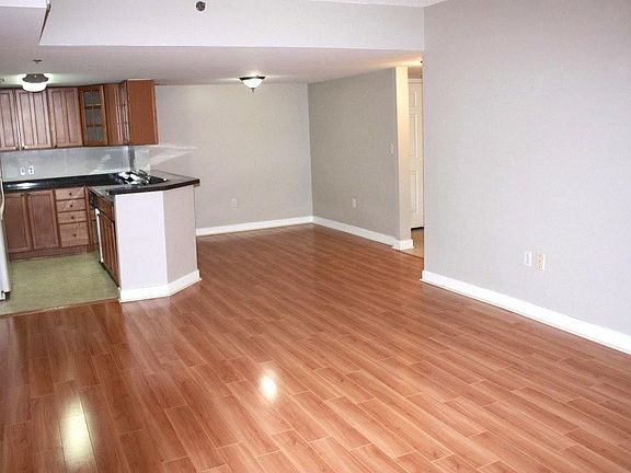 view from living room to dining room