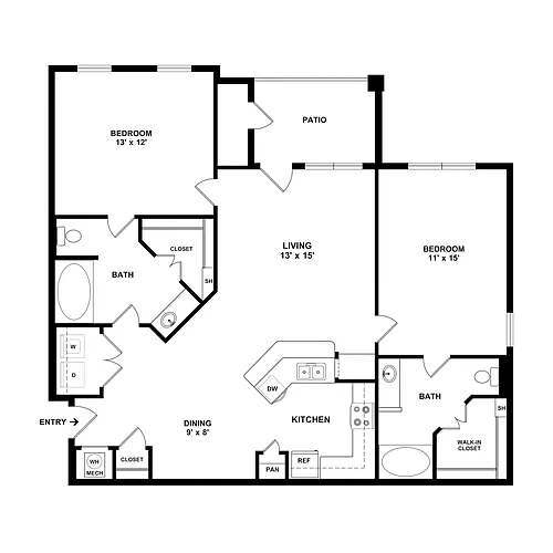 Floor plan Washington