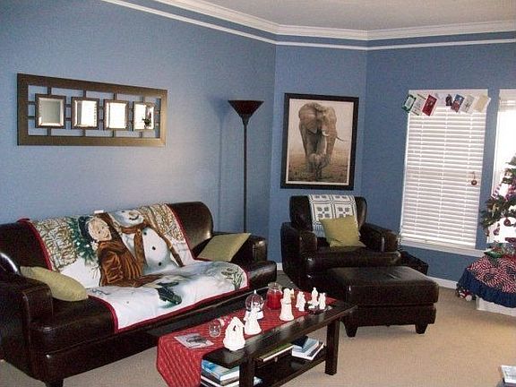 half of living room (kitchen is also this color now)