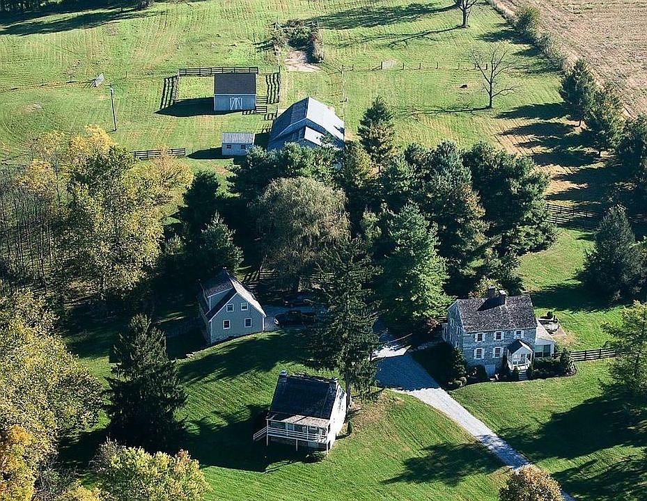 Keedy House Aerial View