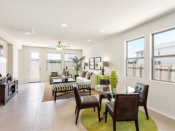 Dining area with Living room view