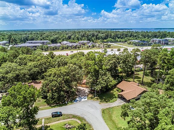 Aerial view of the house - Lake Houston in Background