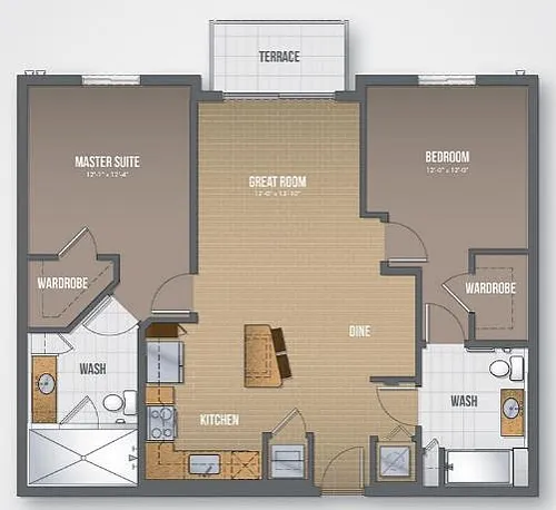Floor plan Orvieto
