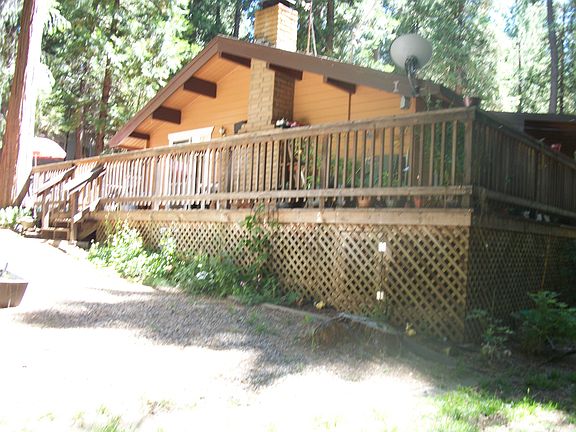 large wraparound deck