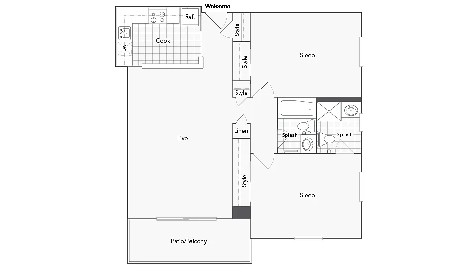 Floor plan Cambridge