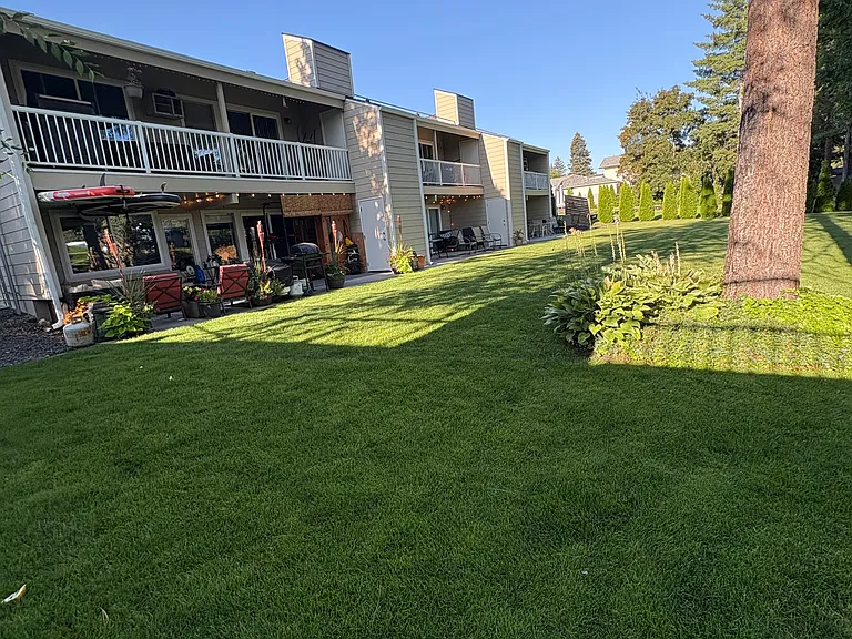 Large outdoor space located on the Spokane River