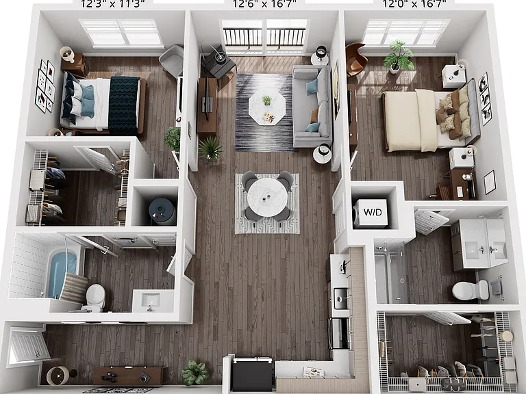 2B Floor Plan 2B Floor Plan