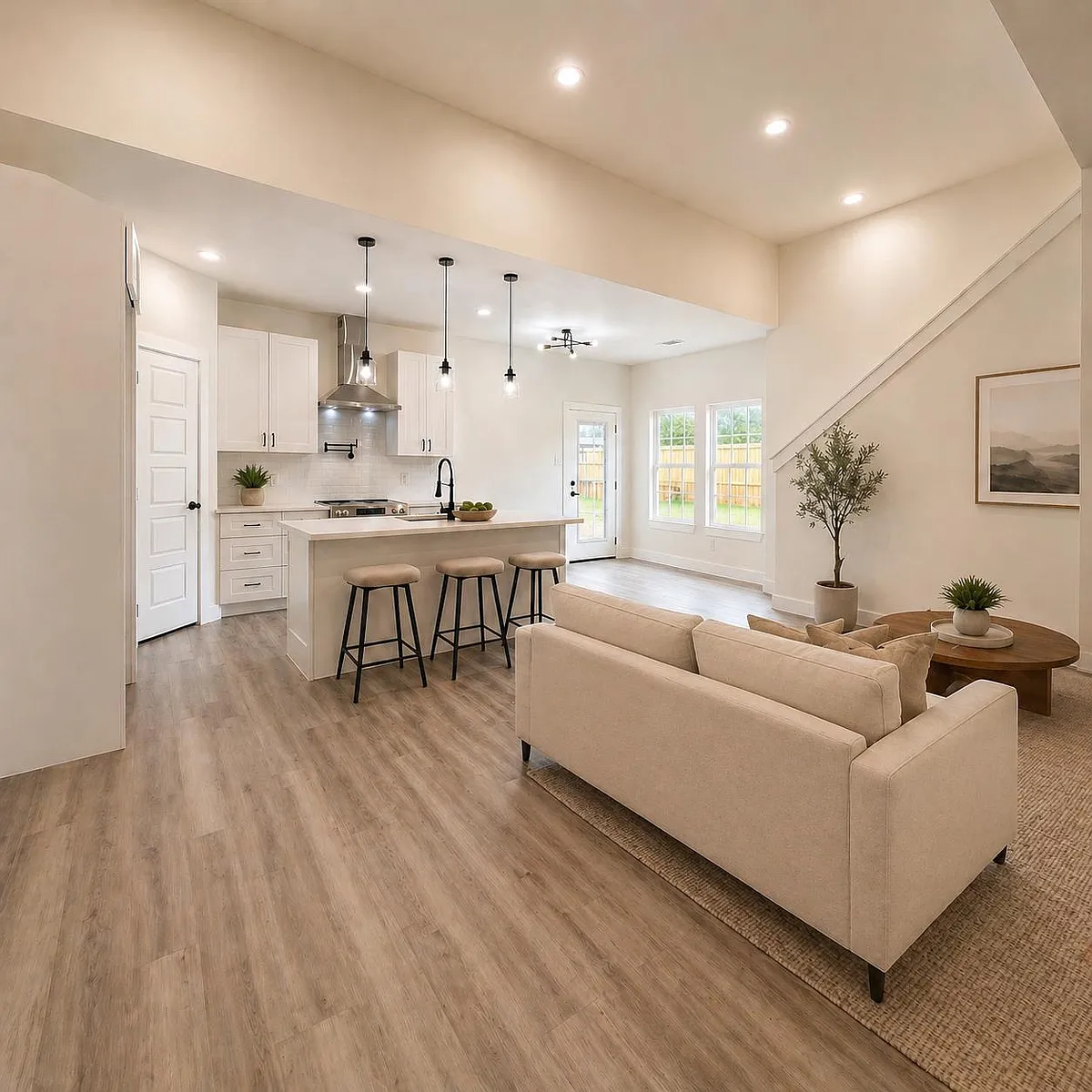 ENHANCED AND VIRTUALLY STAGED WITH AI. Suggested decorations are not found in the property. - 2224 Hercules Dr