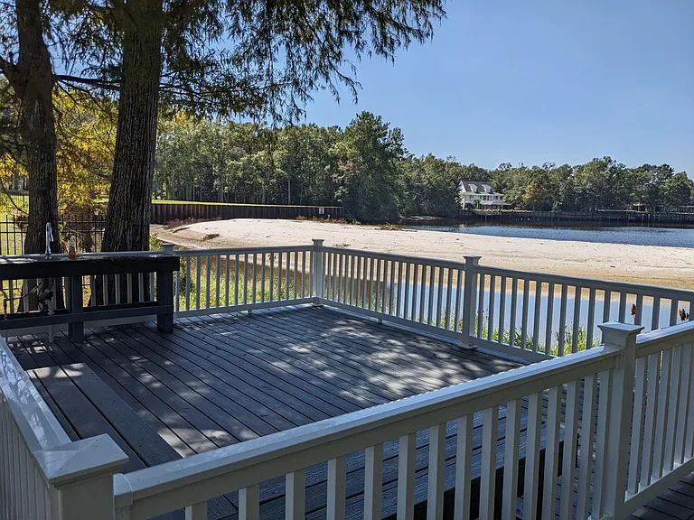 enjoy relaxing with friends with this view