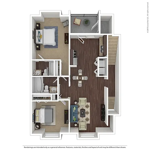 Floor plan 2X2