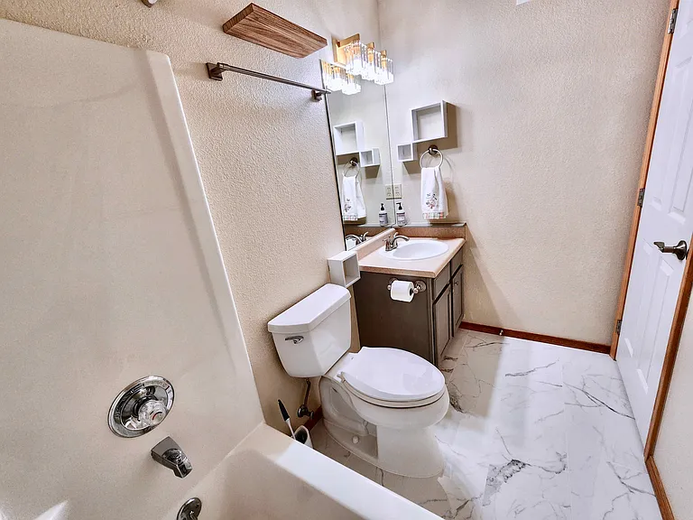 Second bathroom lower floor
