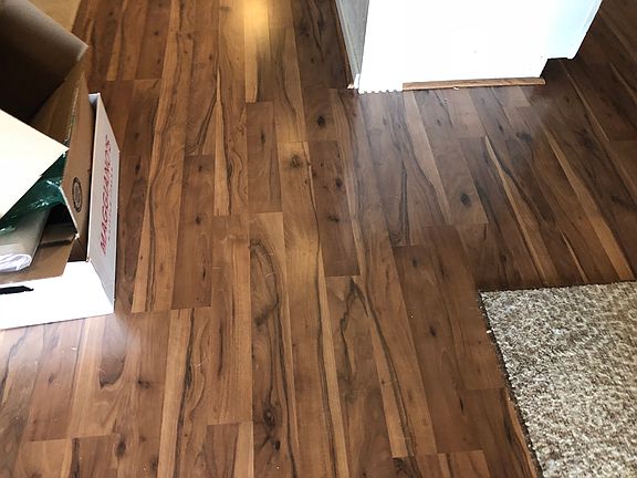 Laminate from front door to 