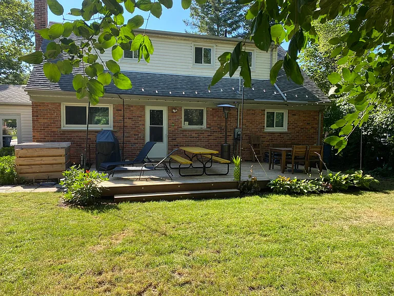 Back of the house from the yard