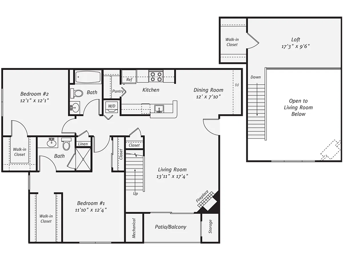Floor plan B3L
