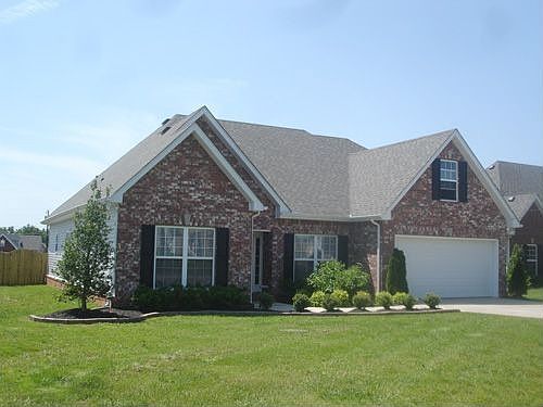 Street view of the front of our home