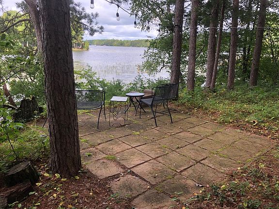 Lake side patio