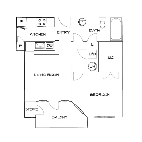 Floor plan Design 1A