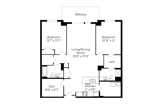 Floor plan 303