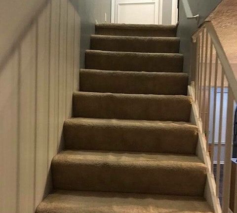Stairs leading to second floor