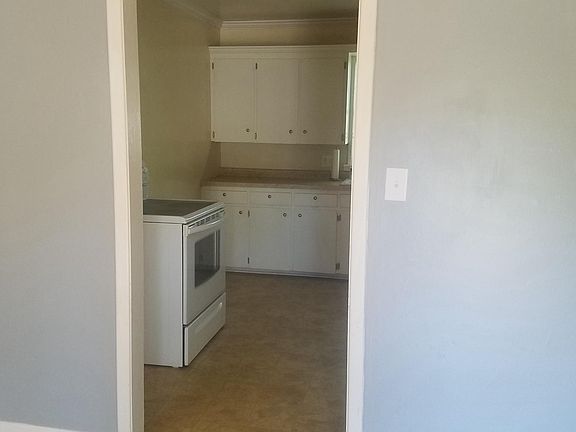 looking into kitchen