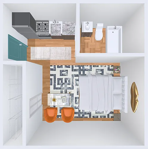 Floor plan studio 15