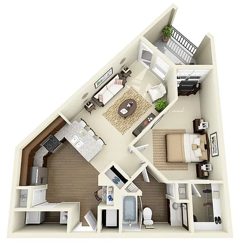 Floor plan Hampton