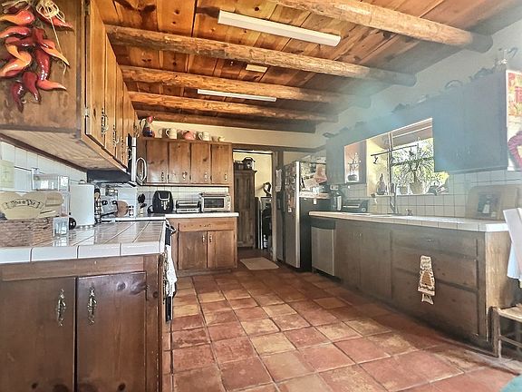 Kitchen into laundry room