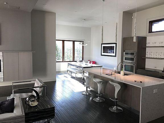 Open Living, Dining, Kitchen