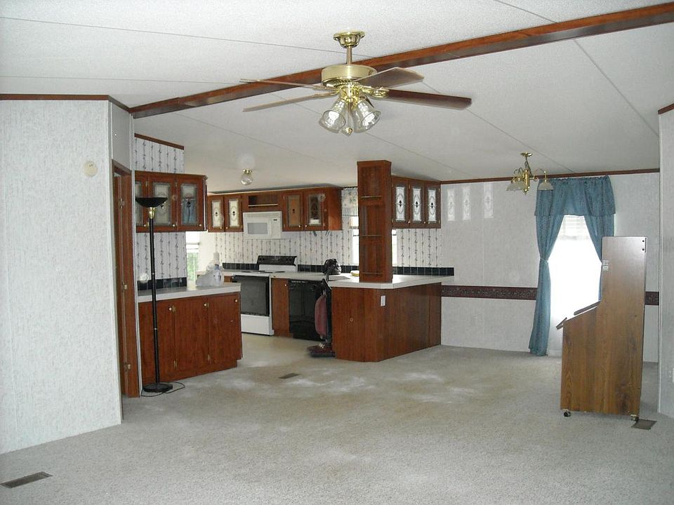 LR open to DR & Kitchen