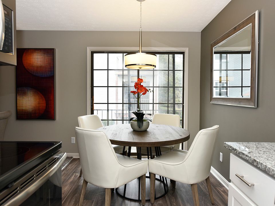 Dining Room + Hardwood Style Flooring