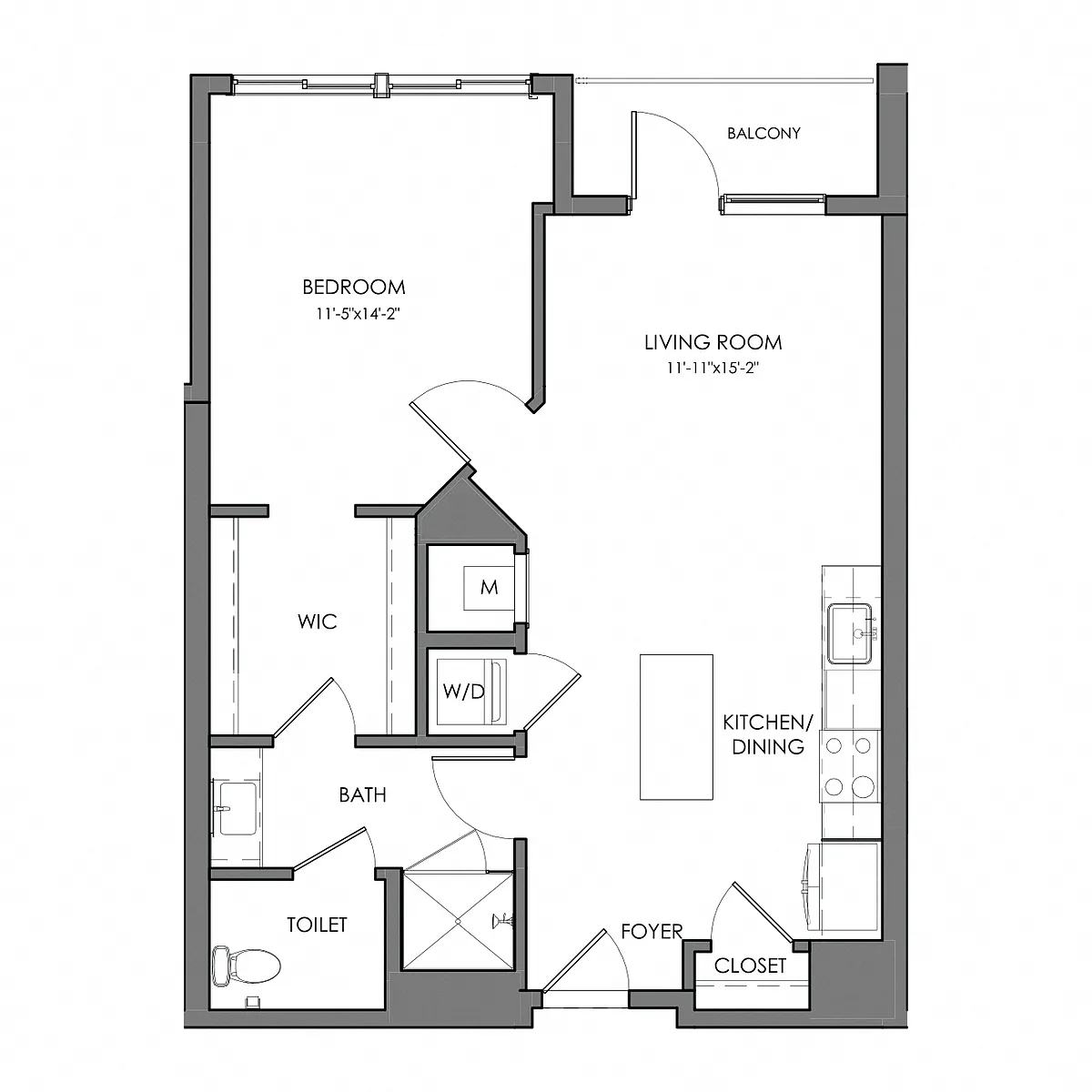 Floor plan A1-Bb