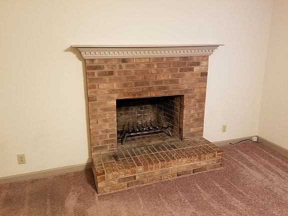 Wood burning fireplace!