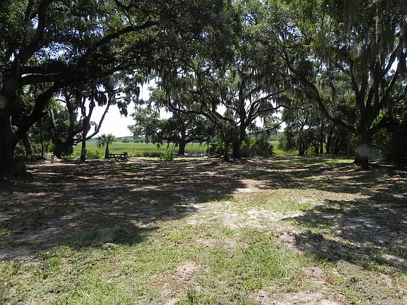 Homesite surrounded by oaks
