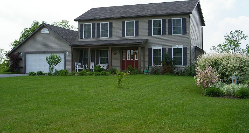 Large, modern colonial.