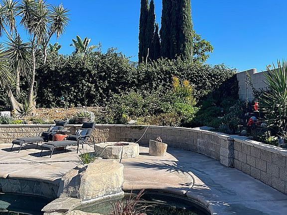 Backyard spa