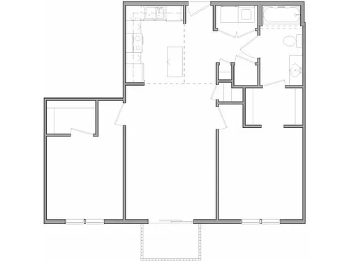 Floor plan Bainbridge