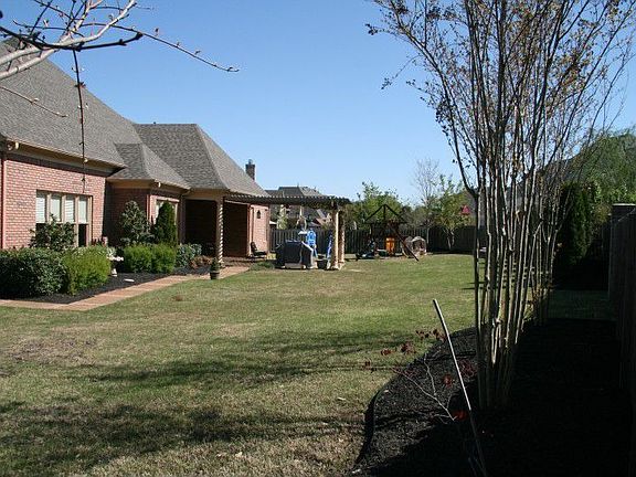 Large backyard
