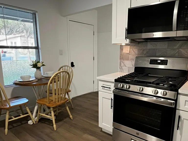 Gas stove and microwave