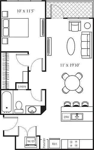 Floor plan A13