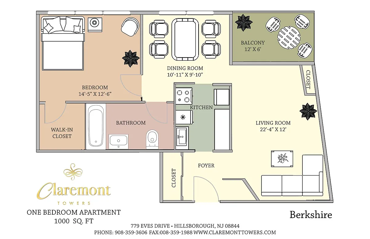 Floor plan The Berkshire