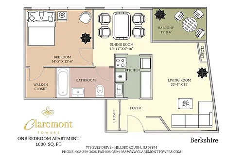 Floor plan The Berkshire