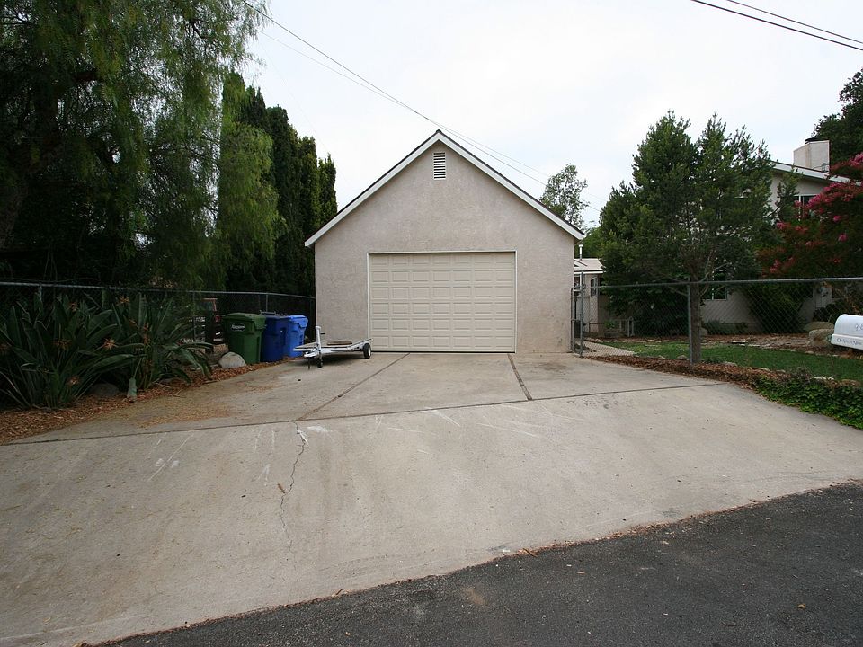 Garage, facing west side of property