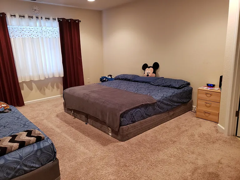 Spacious master bedroom