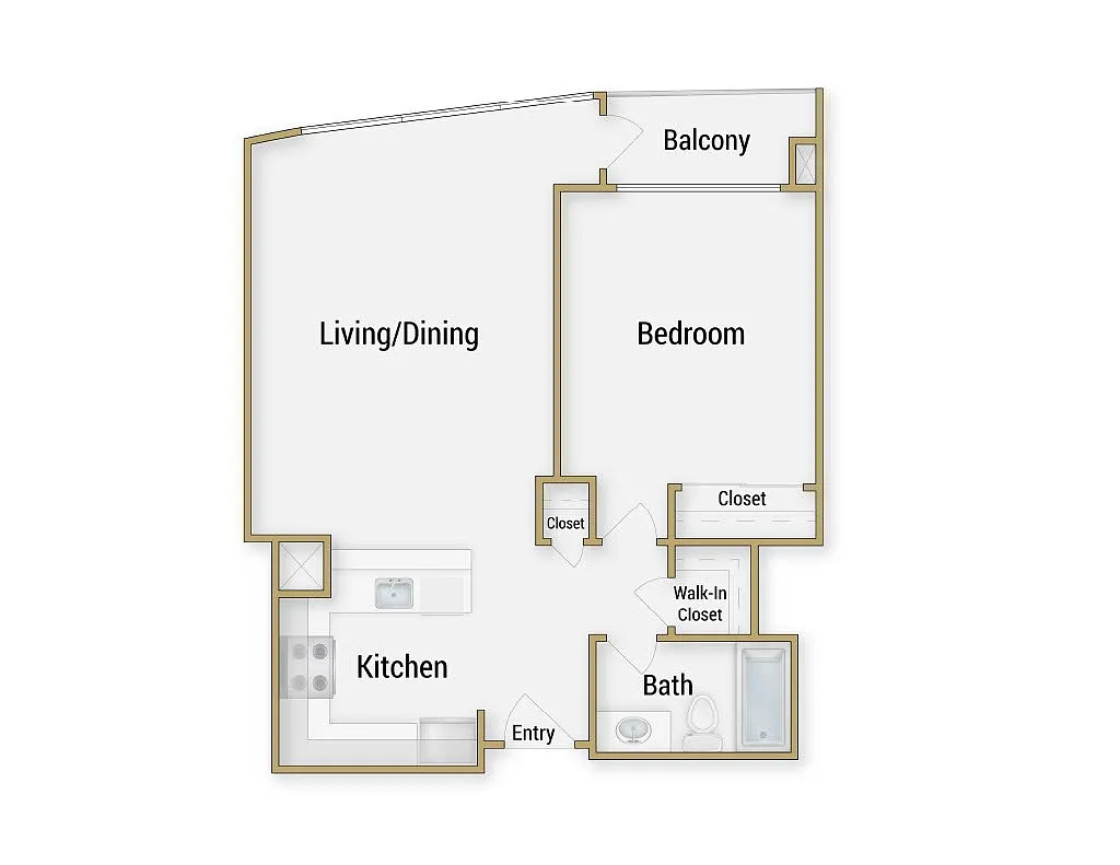 Floor plan Golden Gate 3
