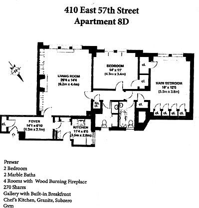 3rd image of 410 E 57th St APT 8D