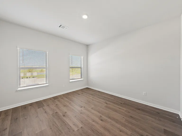 The secondary bedrooms are a great space for children's bedrooms or guest rooms.