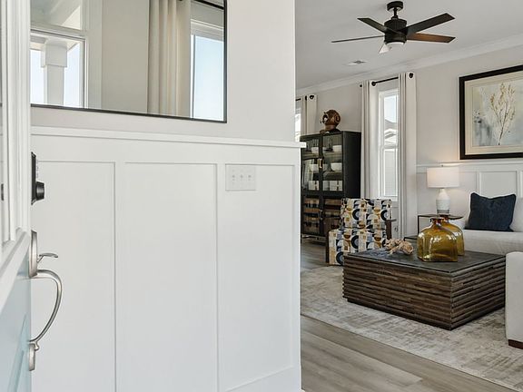 The foyer in the Sage by Brookfield Residential at Nexton.