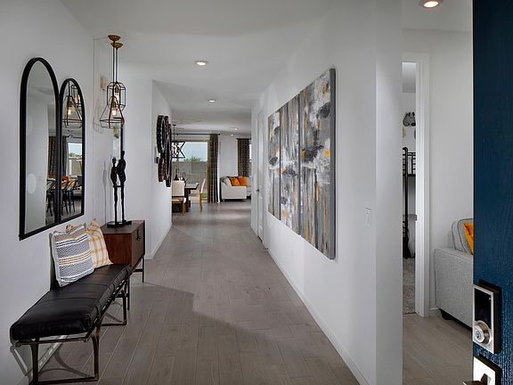 Experience the open foyer of the Lark floorplan at Ellison Trails.